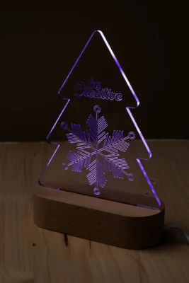 Woodify Xmas – LED svetelná trofej na vianočný stromček