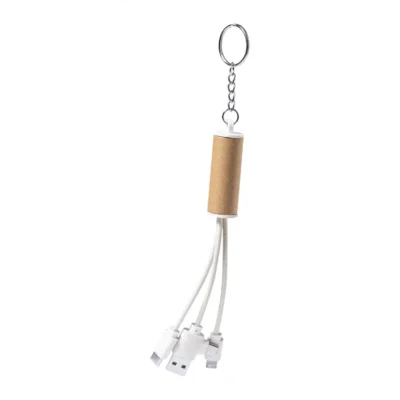 Paplen – prívesok na kľúče s USB nabíjacím káblom