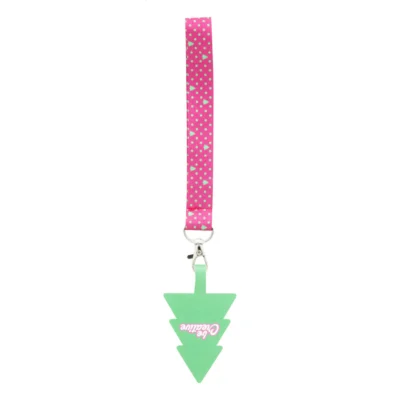 SuboFob Mobile Xmas – lanyard na ruku s držiakom mobilného telefónu RPET na zákazku